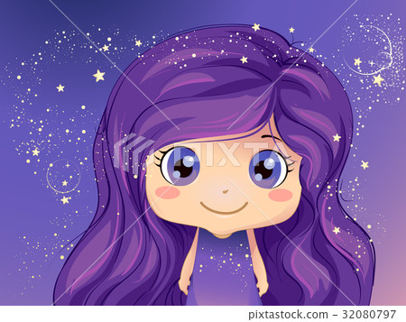 Indigo Sparkle Kid Girl 32080797