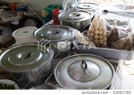 local food restaurant in the market, thailand 32081760