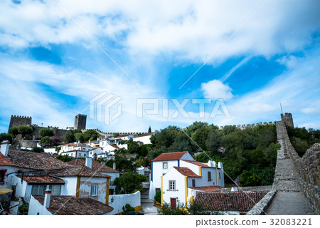 Posada and the landscape of Obidos 32083221