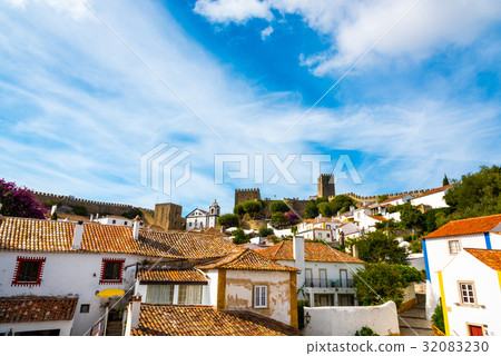 Posada and the landscape of Obidos Posada and the landscape of Obidos 32083230