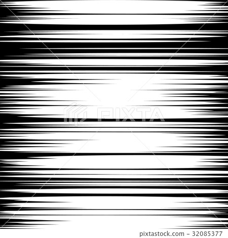 Manga Speed Lines Vector. Grunge Ray Illustration 32085377