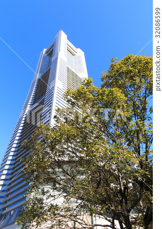 城市景觀[神奈川縣，橫濱，港未來，冬季版] 32086599