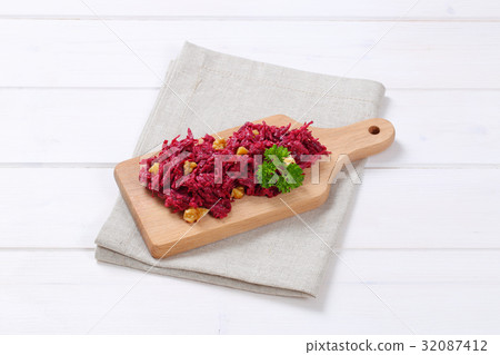 fresh beetroot spread with walnuts fresh beetroot spread with walnuts 32087412