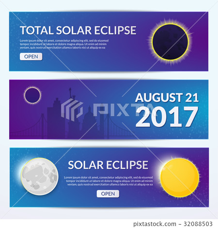 Eclipce vector illustration Eclipce vector illustration 32088503