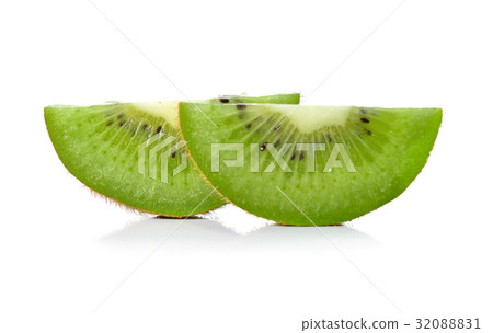 Fresh kiwi fruit on white background Fresh kiwi fruit on white background 32088831