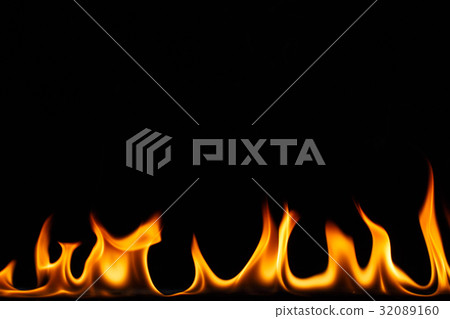 Flame burning hot 32089160