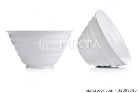 White bowl isolated on white background White bowl isolated on white background 32089580