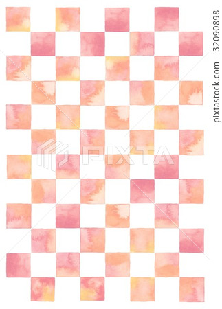 Checker Pattern Red For Background Stock Illustration 3908