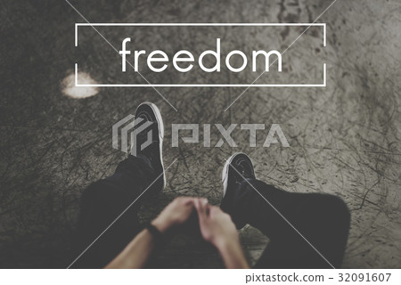 Freedom Liberation Human Rights Word 32091607