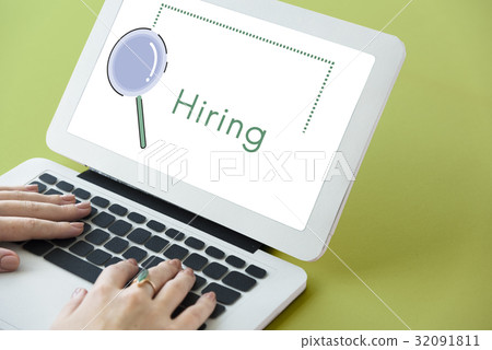 Recruitment Job Occupation Search Concept Recruitment Job Occupation Search Concept 32091811