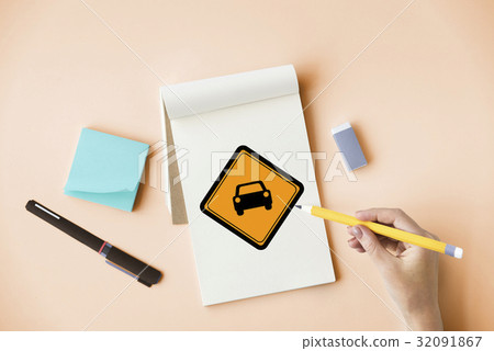 Car Vehicle Transportation Sign Symbol Car Vehicle Transportation Sign Symbol 32091867