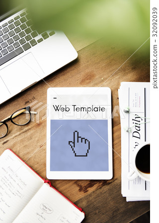 Web design programming hand cursor icon 32092039