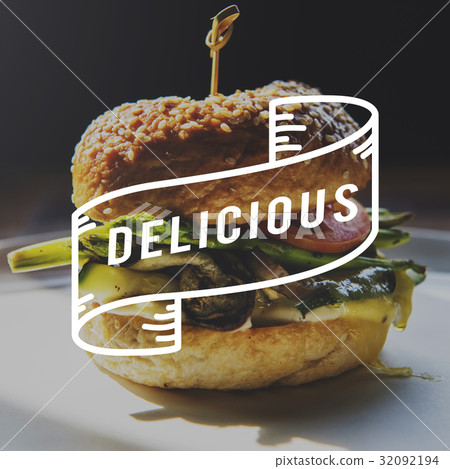 Food Words Hamburger Appetite Meal 32092194