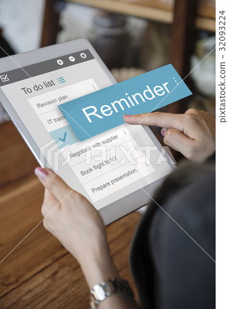 Digital Business To do List App Interface Digital Business To do List App Interface 32093224