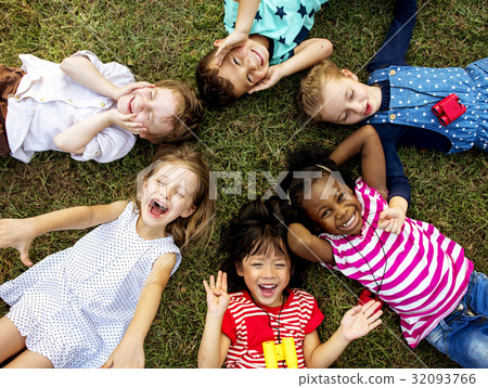 Group of Children are in a Field Trips Group of Children are in a Field Trips 32093766