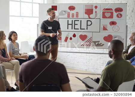 Love Kindness Help Wellness Concept Love Kindness Help Wellness Concept 32093894