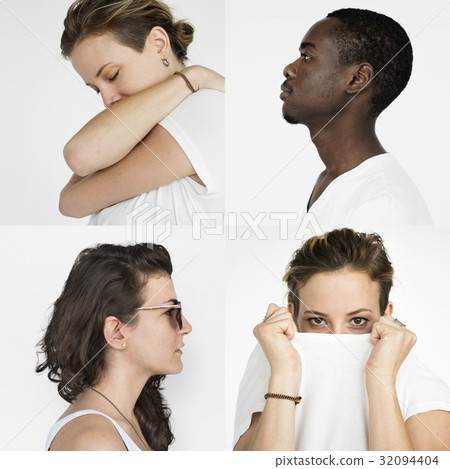 Collages diverse people ethnic variation Collages diverse people ethnic variation 32094404