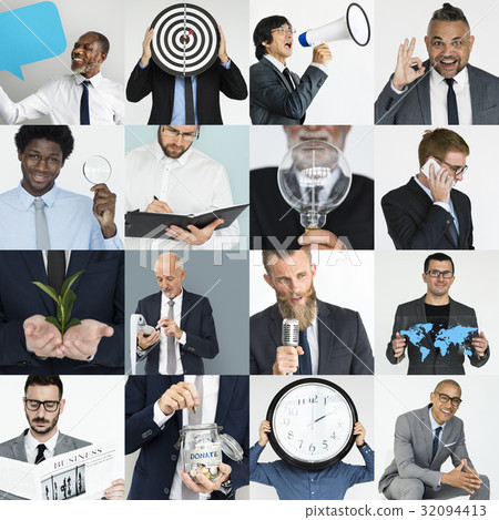 Collection of business theme in variation Collection of business theme in variation 32094413