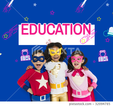 Imagination galaxy cheerful illustration learning Imagination galaxy cheerful illustration learning 32094785