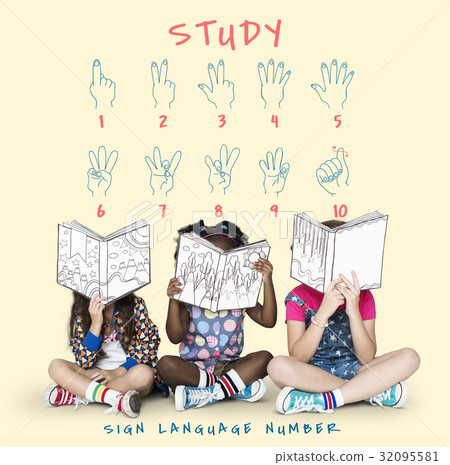 Sign Language Number Instruction Lesson Graphic 32095581