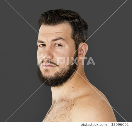 Man standing and posing for photoshoot 32096091