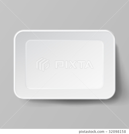 Empty Blank Styrofoam Plastic Food Tray Container 32098158