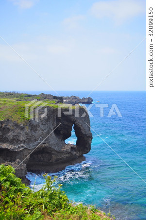 沖繩曼紮頭發和藍海 32099150