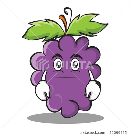 Neutral grape character cartoon collection 32099335