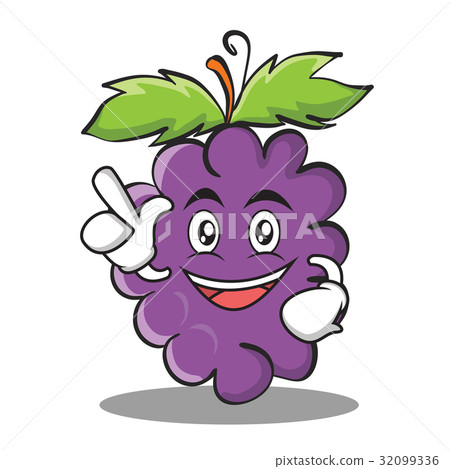 Have an idea grape character cartoon collection 32099336