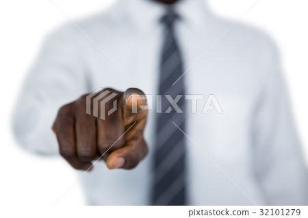 Businessman using digital screen Businessman using digital screen 32101279