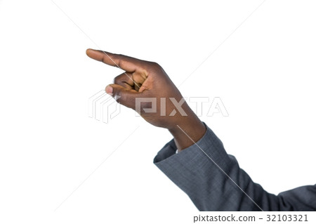 Hand pointing finger 32103321