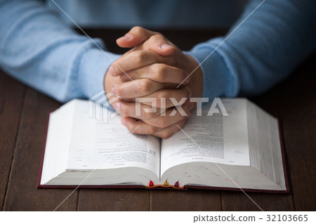 Man with a bible Man with a bible 32103665