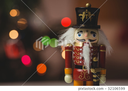 Close-up of nutcracker toy solider christmas decoration 32106599
