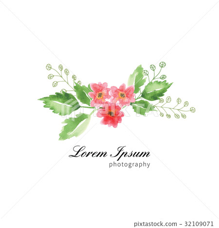 Hand Painted Wildflower floral pattern 32109071