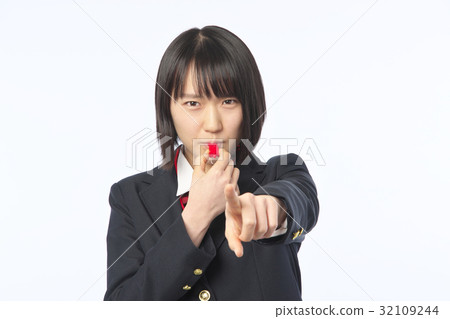 吹口哨的學校女孩 吹口哨的學校女孩 32109244
