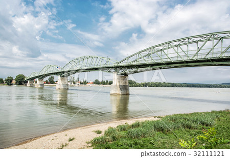 Maria Valeria bridge from Esztergom, Hungary 32111121