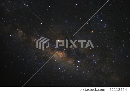 Close-up of Milky way galaxy with stars and space Close-up of Milky way galaxy with stars and space 32112234