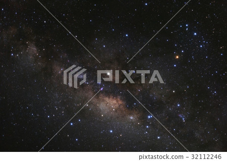 Milky way galaxy with stars and space dust  32112246