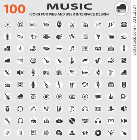 music icon set music icon set 32112527