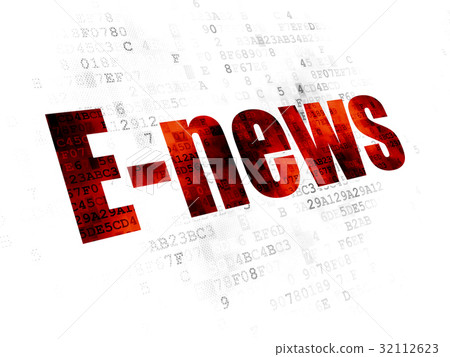 News concept: E-news on Digital background News concept: E-news on Digital background 32112623