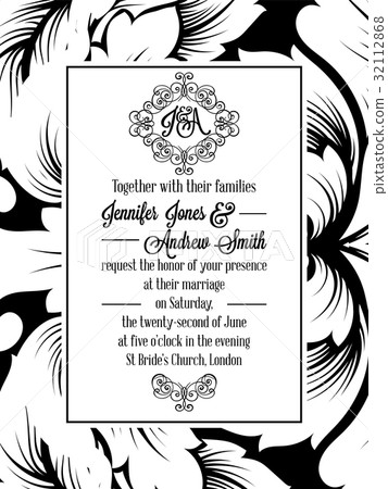 Damask victorian brocade pattern design 32112868