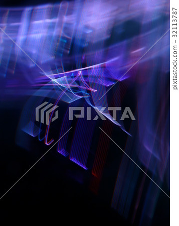 豐富多彩漸變的光 32113787