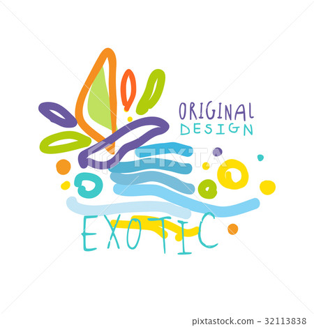 Exotic logo original design, summer travel Exotic logo original design, summer travel 32113838