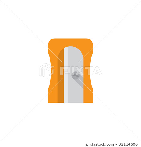 pencil sharpener isolated on white background. pencil sharpener isolated on white background. 32114606