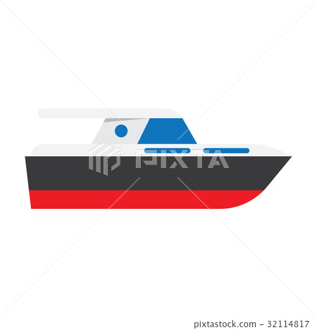 Yacht boat sign icon Yacht boat sign icon 32114817
