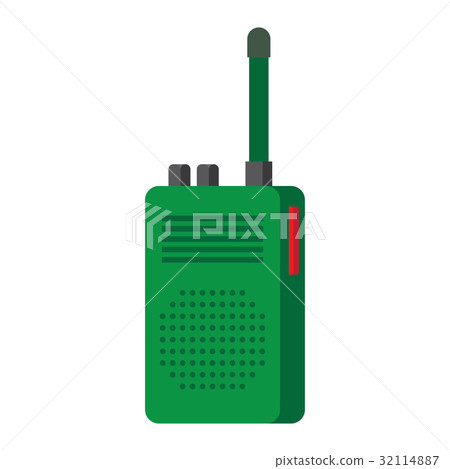 Radio set transceiver with antena 32114887