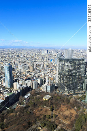 [東京]都市風景（新宿二級市中心） 32116561