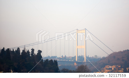 Fatih Sultan Mehmet Bridge. Istanbul, Turkey. 32117559