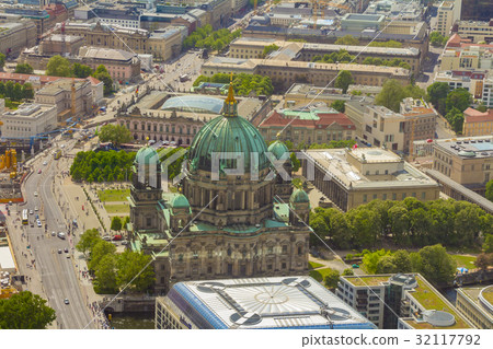 Aerial view of the Museum Island in Berlin Aerial view of the Museum Island in Berlin 32117792