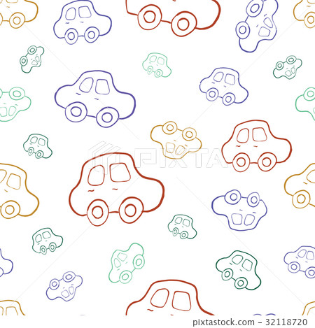 Vector seamless baby boy pattern background 32118720